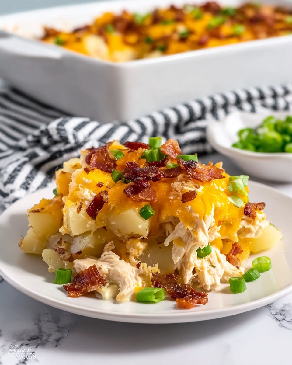 Loaded Potato Ranch Chicken Casserole Recipe - Recipe Image