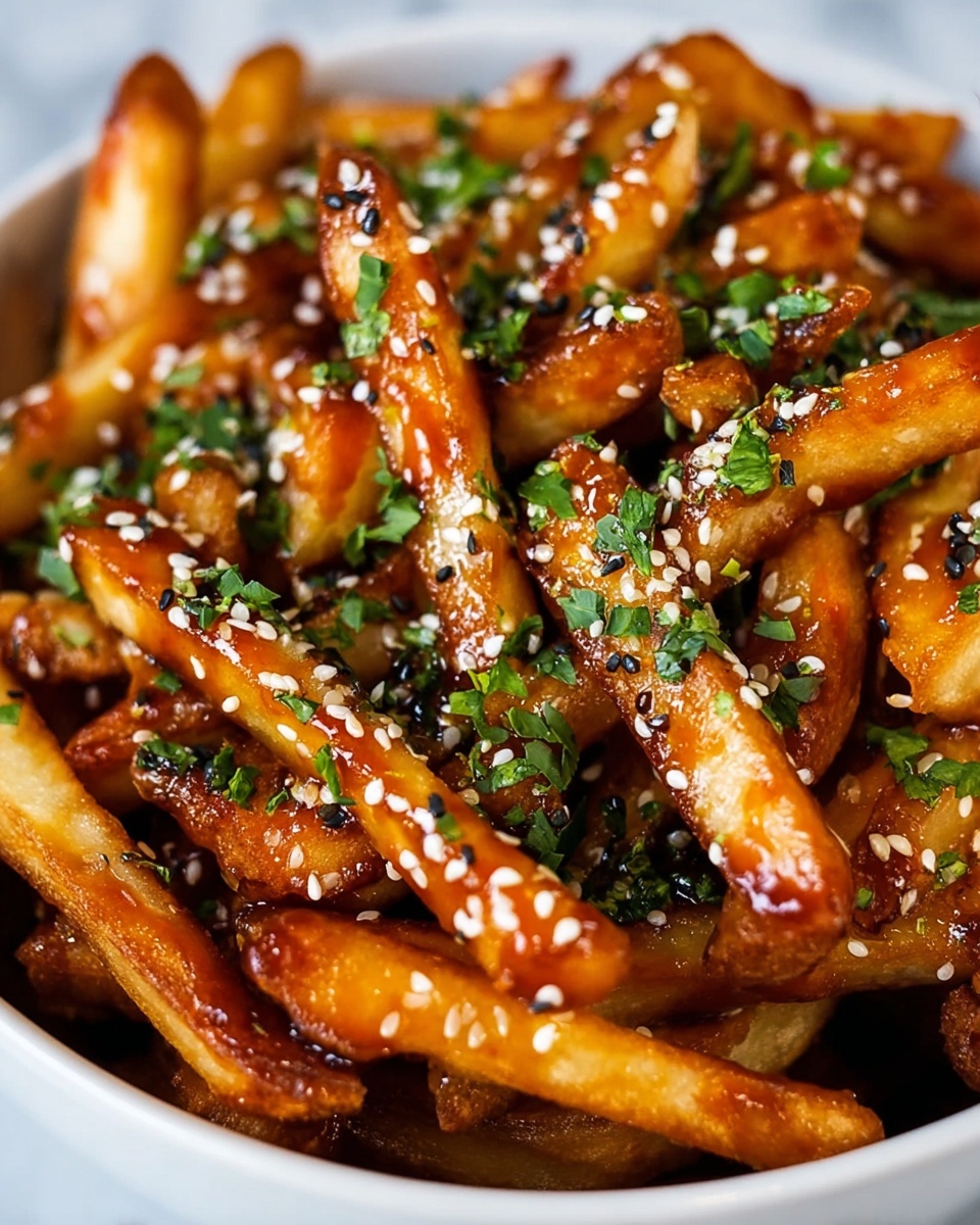 Spicy Garlic and Sesame Fries Recipe - Recipe Image