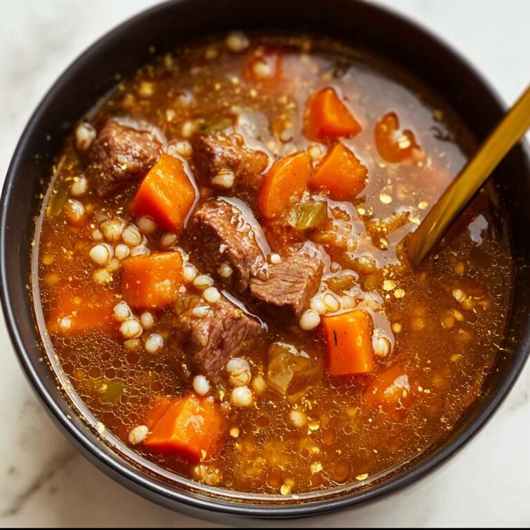 Easy Beef Barley Soup Recipe