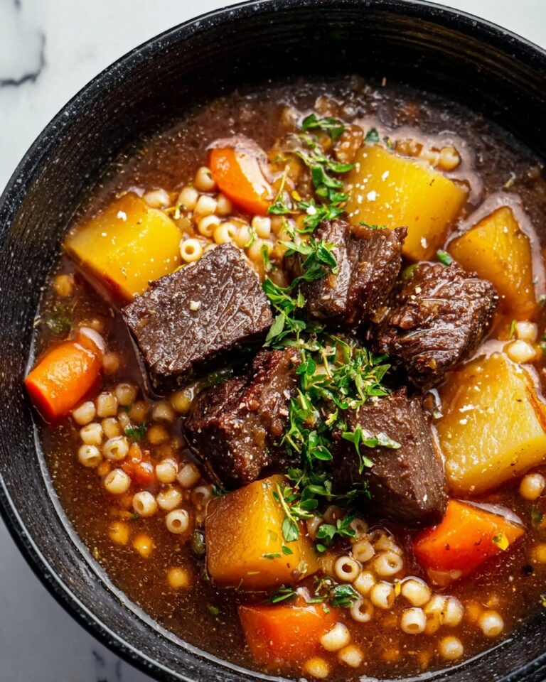 Hearty Beef and Barley Stew Recipe