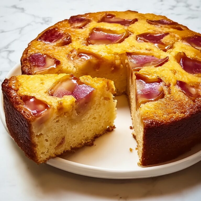 Rhubarb Custard Cake Recipe