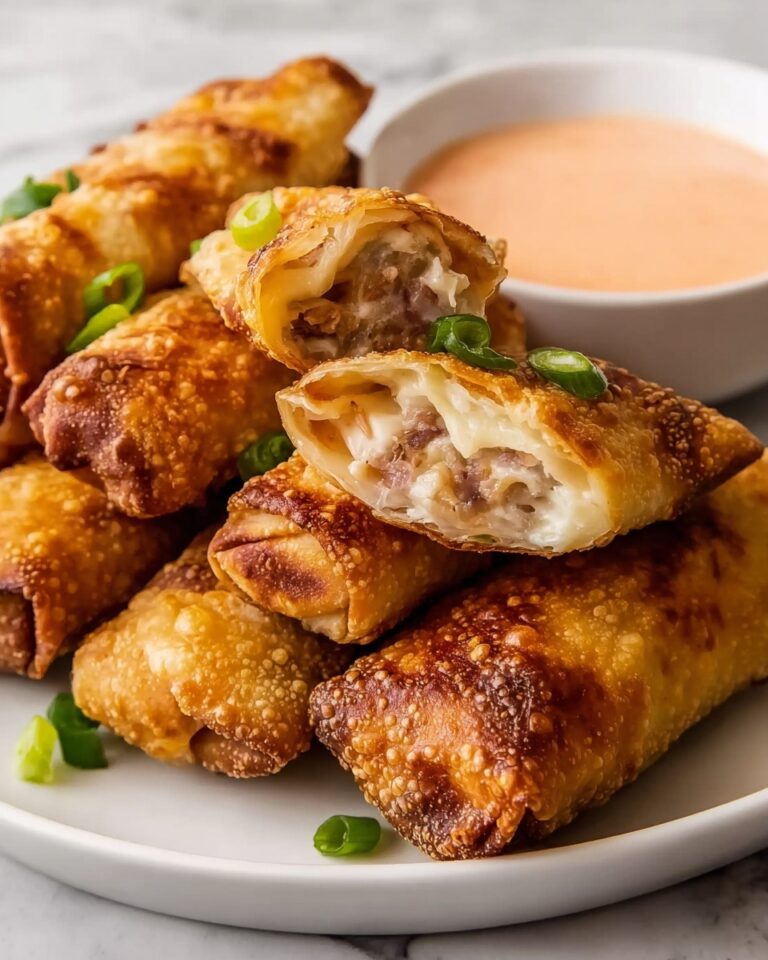 Air Fryer Crab Cake Egg Rolls with Fire Sauce Recipe