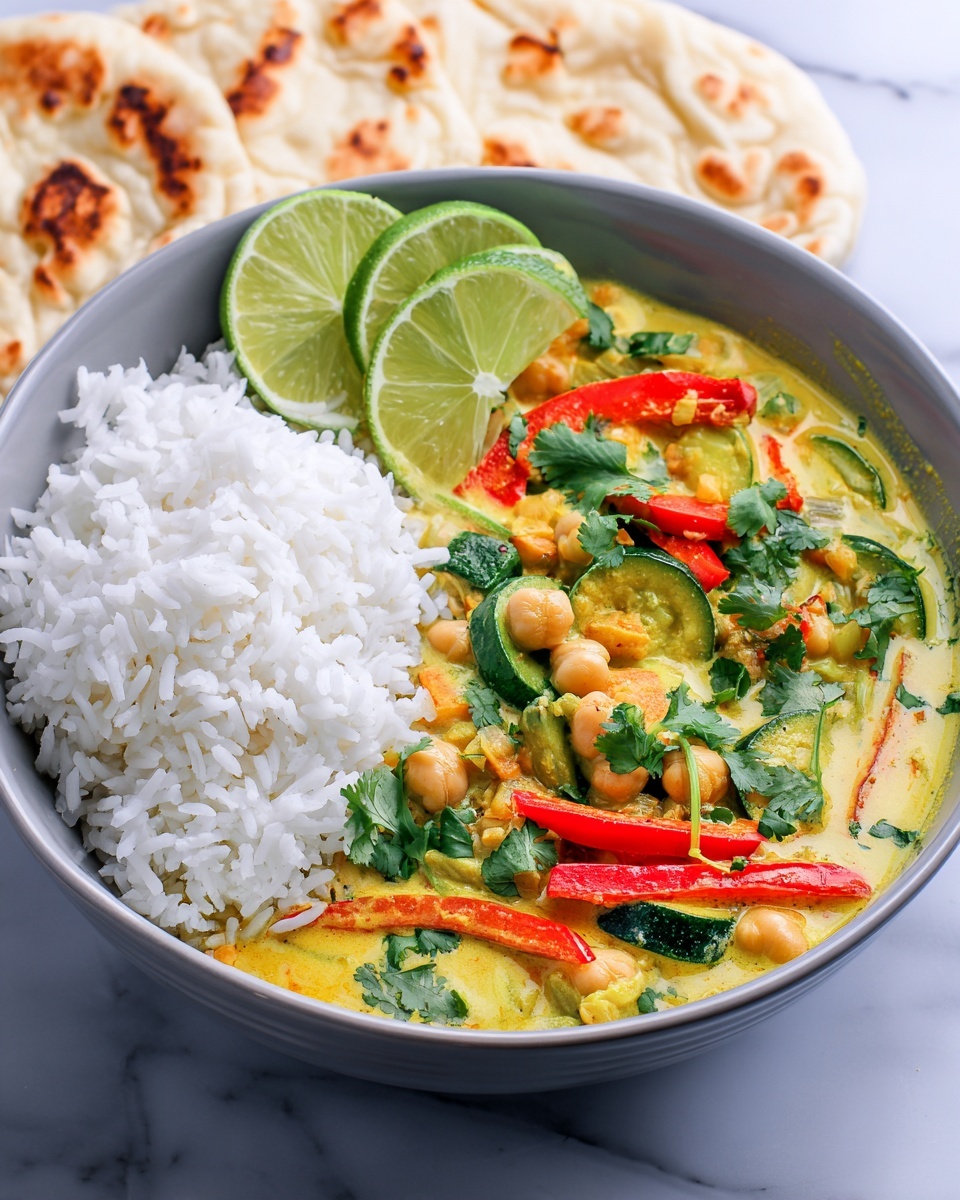 Coconut Curry with Vegetables and Protein Recipe - Recipe Image