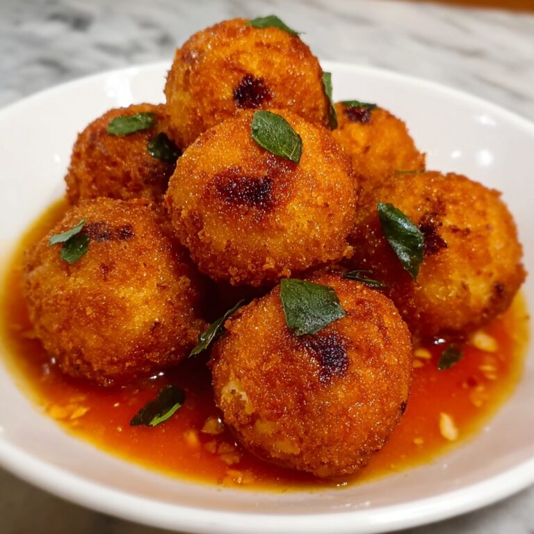 Pumpkin Sage Risotto Balls Recipe