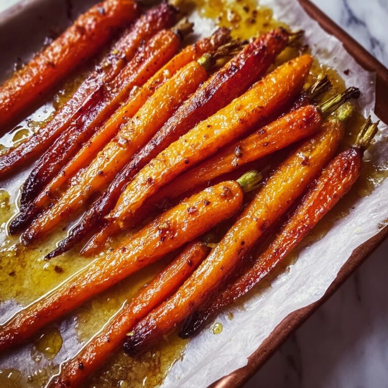 Roasted Carrots with Maple Tahini Drizzle Recipe