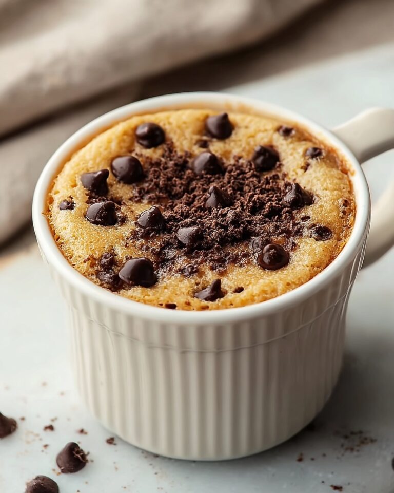 Chocolate Chip Mug Cake Recipe