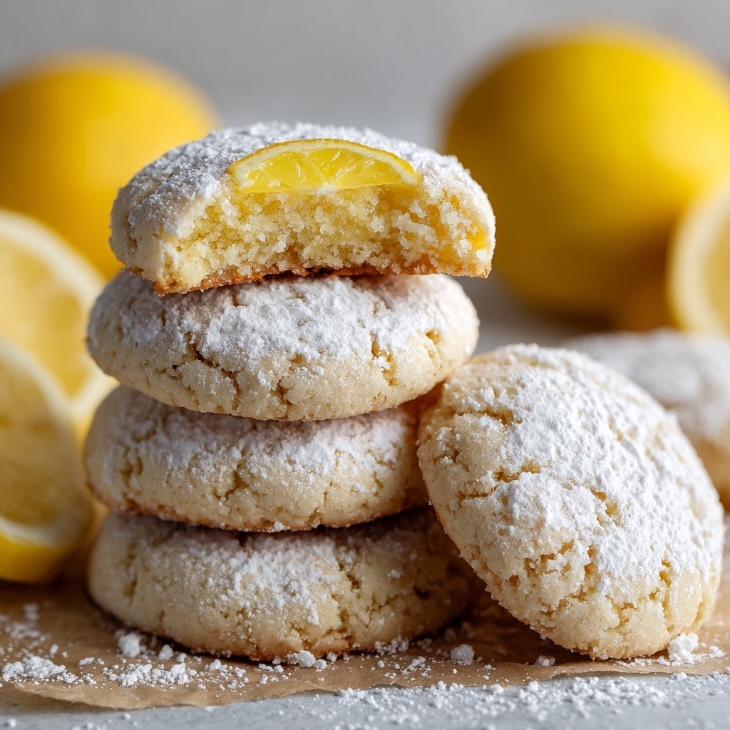 Christmas Soft Lemon Cookies Recipe - Recipe Image