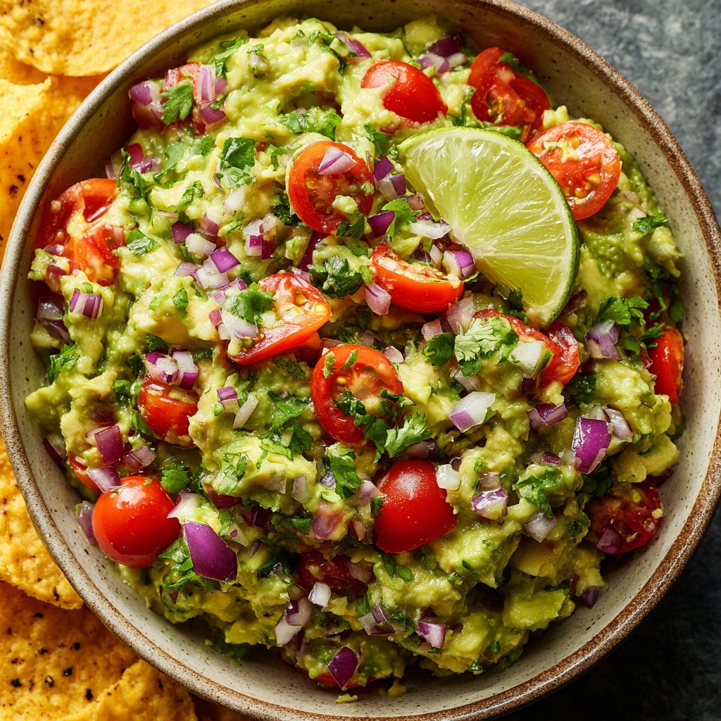 Avocado Salsa with Tortilla Chips Recipe - Recipe Image