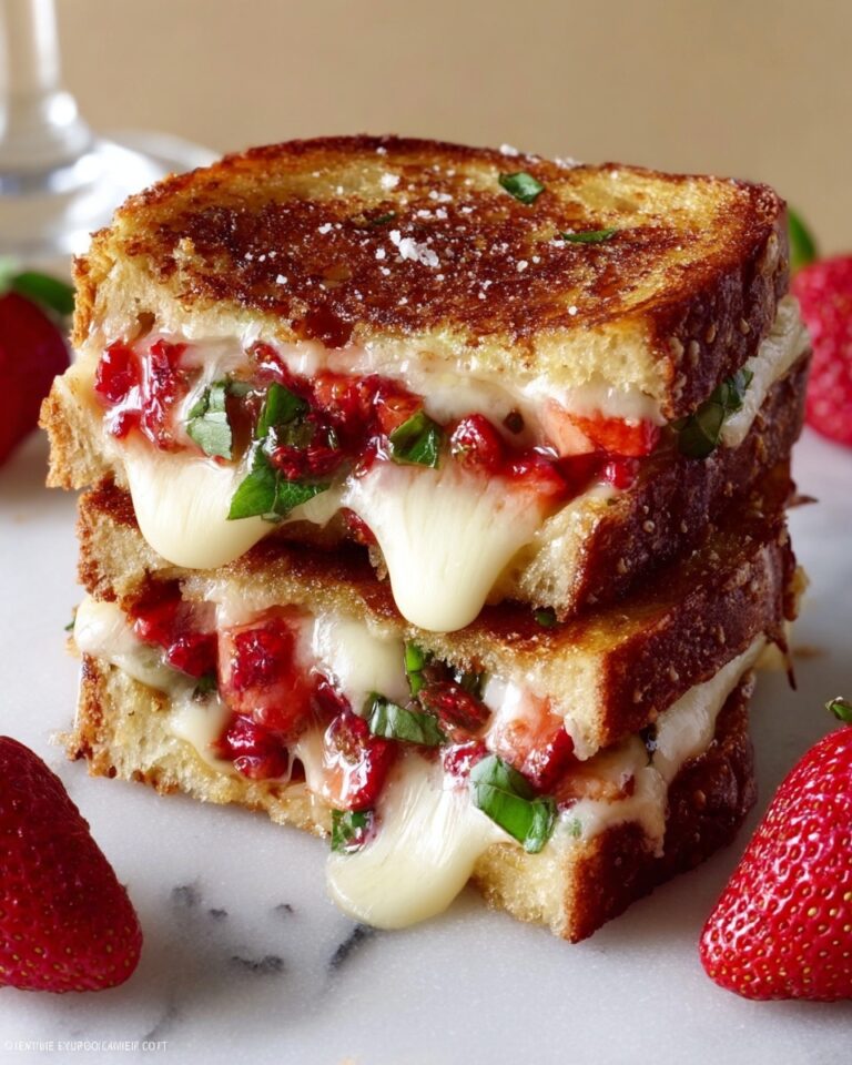 Strawberry Balsamic Brie Grilled Cheese Recipe