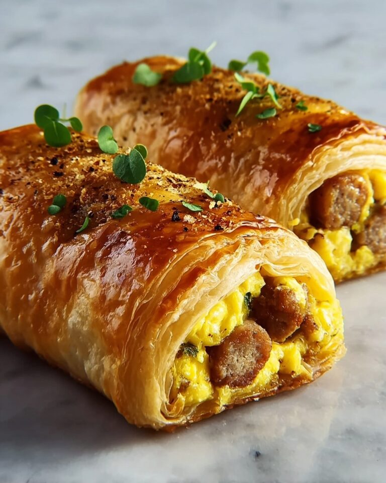 Sausage, Egg, and Cheese Breakfast Roll-Ups Recipe