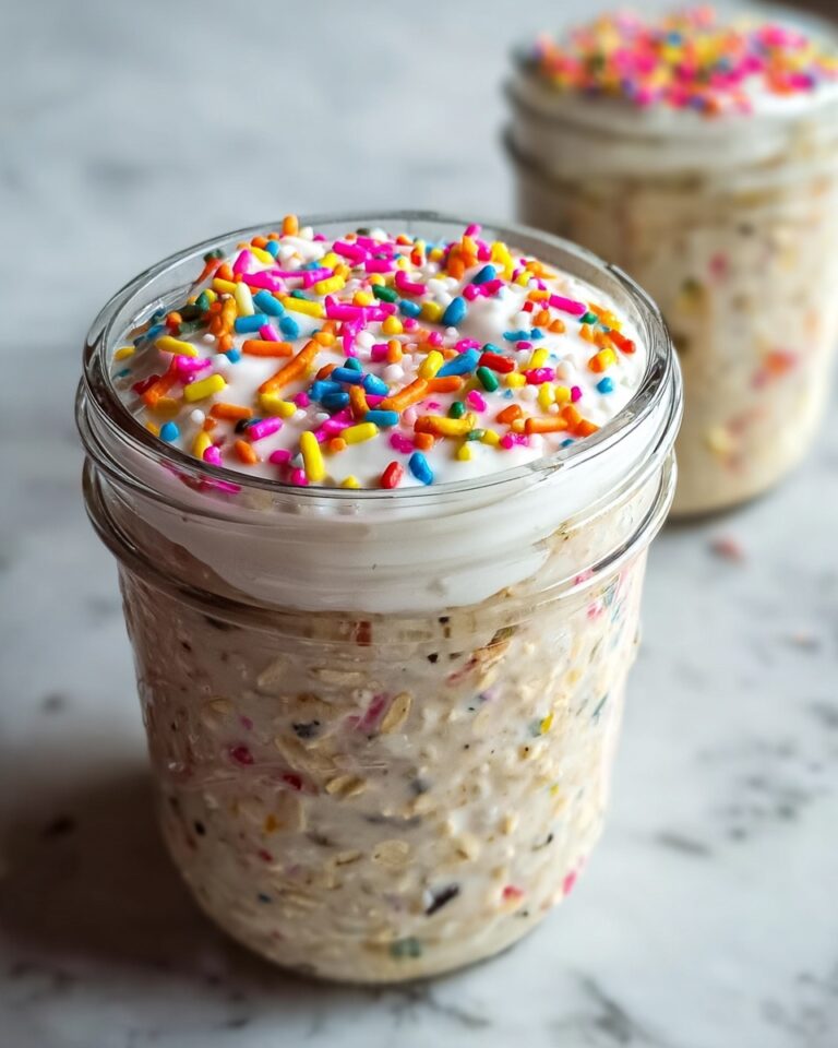 Birthday Cake Overnight Oats Recipe
