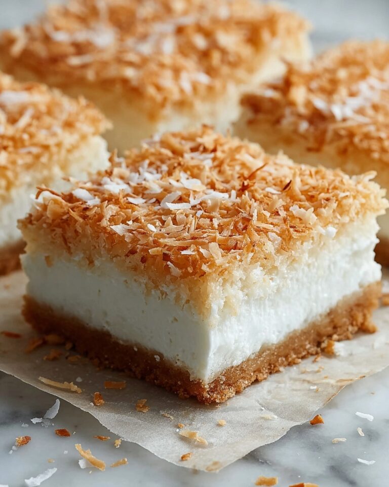 Chewy Coconut Bars Recipe