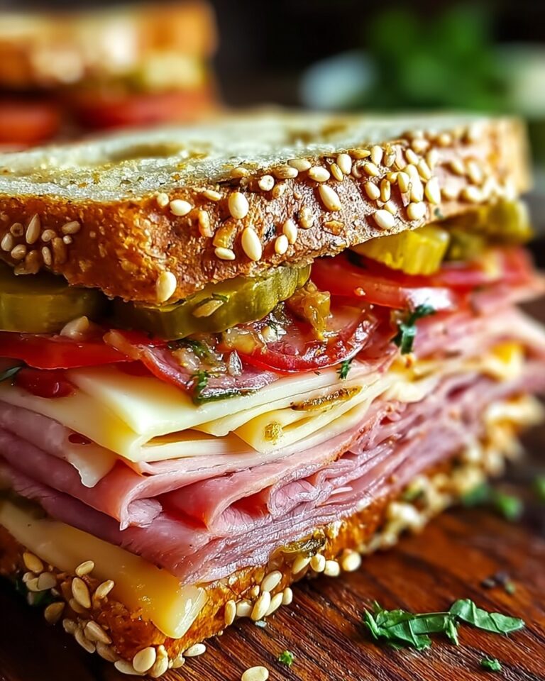 Classic Italian Muffuletta Recipe