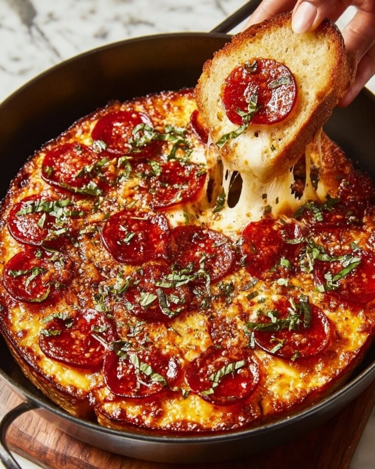 Hot Honey Pepperoni Pizza Dip Recipe