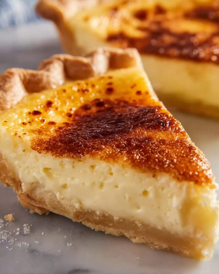 Old-Fashioned Custard Pie Recipe