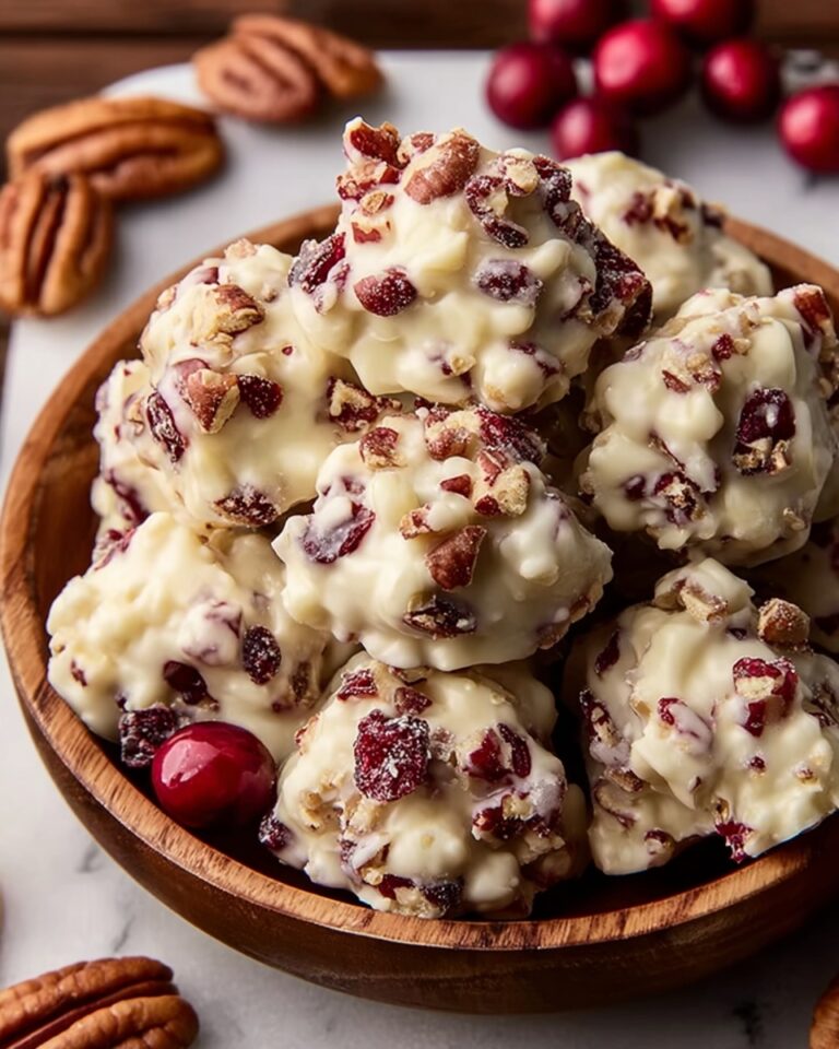 White Chocolate Cranberry Pecan Clusters Recipe