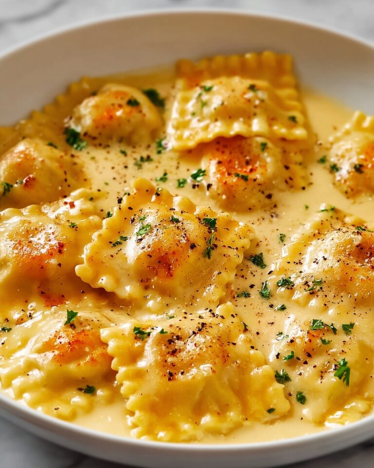 Lobster Ravioli in Garlic Butter Sauce Recipe