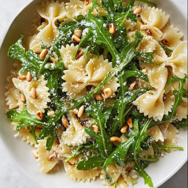 Lemon Basil Parmesan Pasta Salad with White Balsamic Vinaigrette Recipe