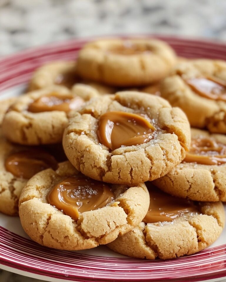 Thick and Chewy Peanut Butter Cookies Recipe