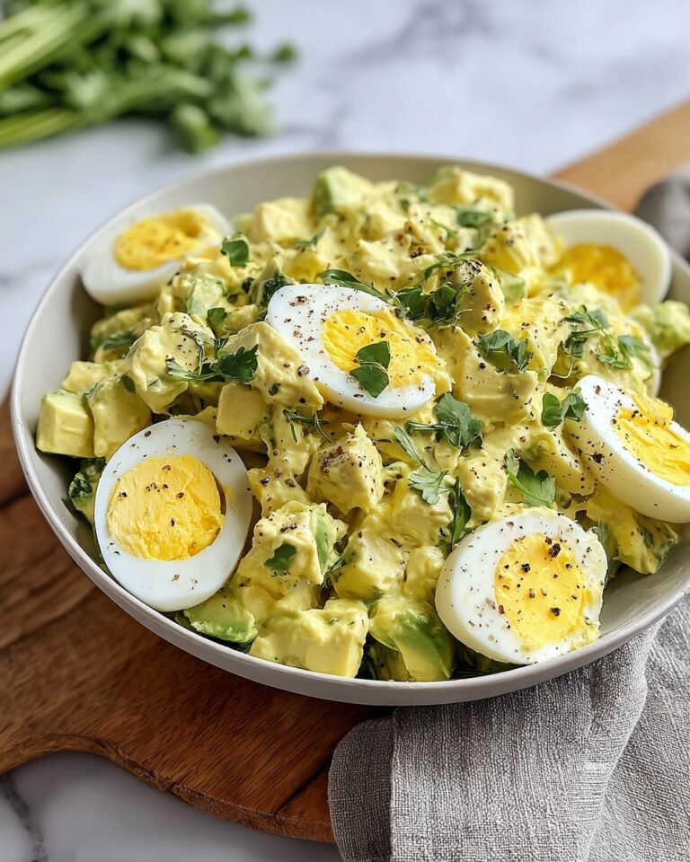 Keto Avocado Egg Salad Recipe