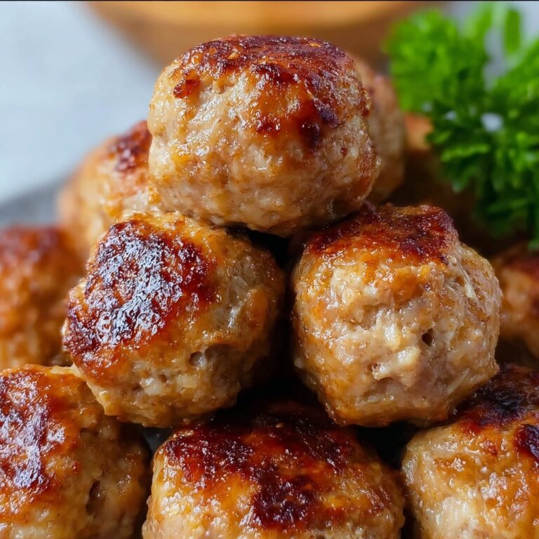 Baked Chicken Meatballs Recipe