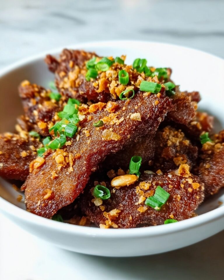 Crispy Fried Garlic Beef Recipe