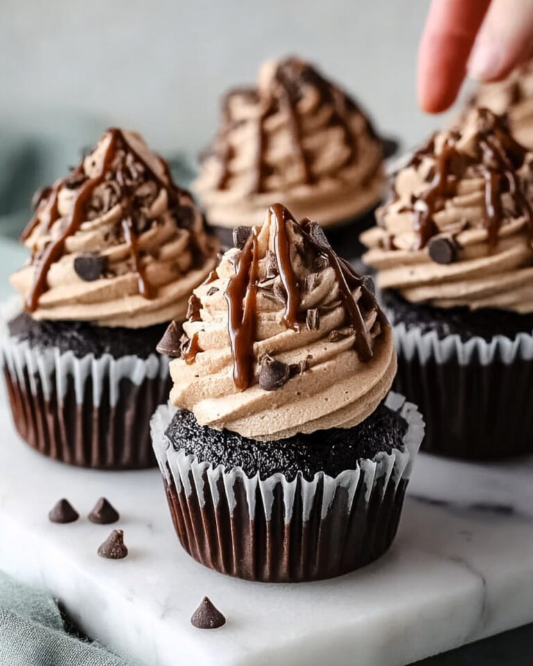 Chocolate Espresso Cupcakes with Salted Caramel Buttercream Recipe