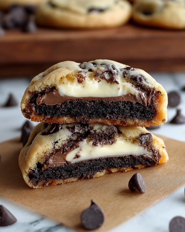 Cheesecake Stuffed Chocolate Chip Cookies Recipe