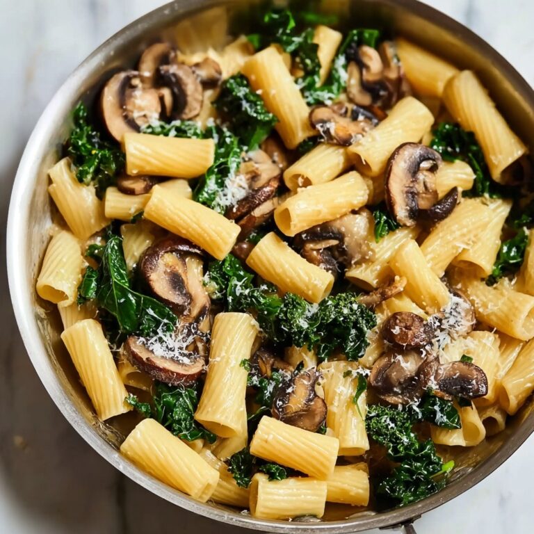 Creamy Spinach and Mushroom Pasta Recipe