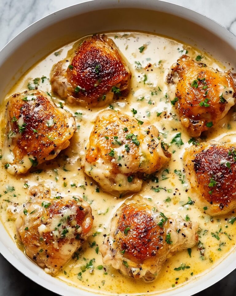 Creamy Oven-Baked Chicken Thighs Recipe
